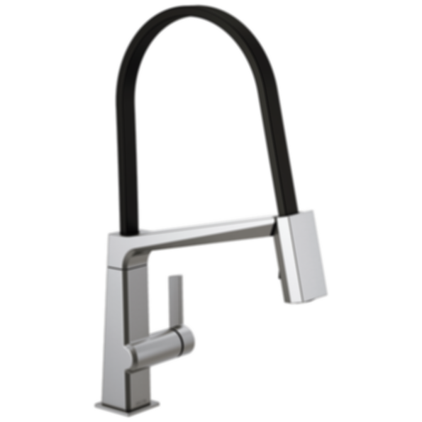 PIVOTAL Single Handle Exposed Hose Kitchen Faucet - 9693-DST