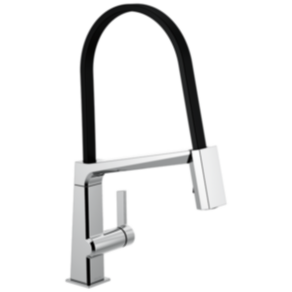 PIVOTAL Single Handle Exposed Hose Kitchen Faucet - 9693-DST