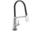 PIVOTAL Single Handle Exposed Hose Kitchen Faucet With Touch2O Technology - 9693T-DST