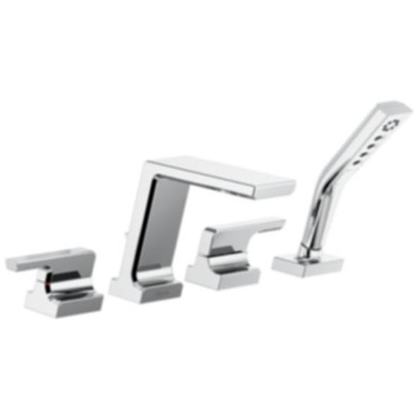 Pivotal Roman Tub With Hand Shower Trim - T4799