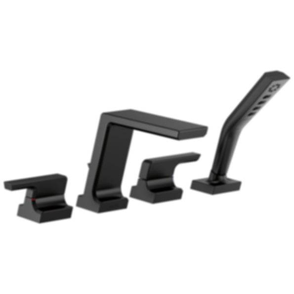 Pivotal Roman Tub With Hand Shower Trim - T4799
