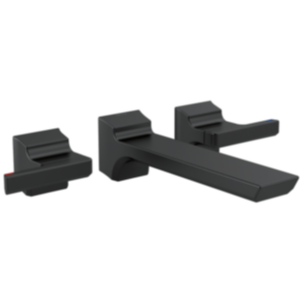 Pivotal Two-Handle Wall Mount Bathroom Faucet Trim - T3599LF-WL