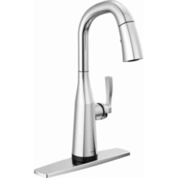 STRYKE Single Handle Pull Down Bar/Prep Faucet With Touch2O Technology - 9976T-PR-DST