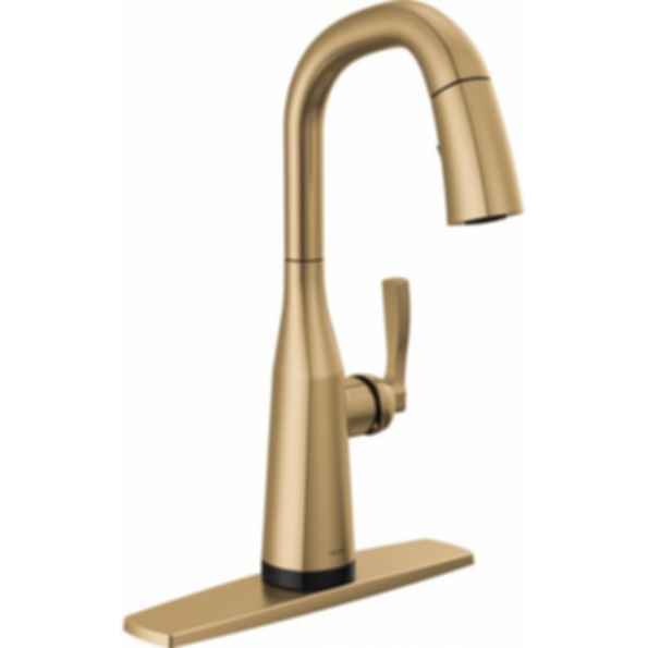 STRYKE Single Handle Pull Down Bar/Prep Faucet With Touch2O Technology - 9976T-PR-DST