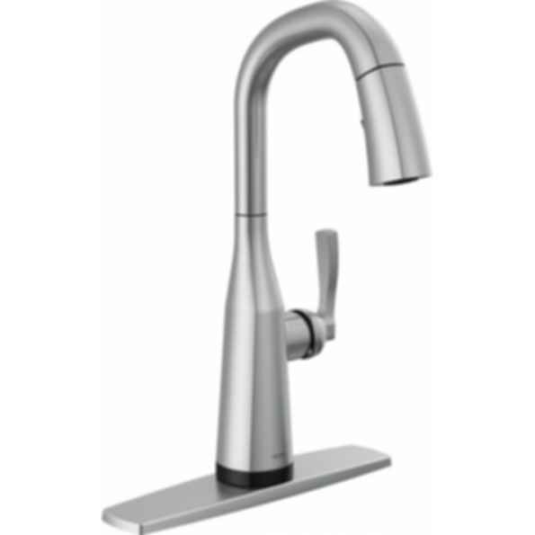 STRYKE Single Handle Pull Down Bar/Prep Faucet With Touch2O Technology - 9976T-PR-DST