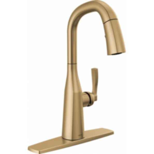 STRYKE Single Handle Pull Down Bar/Prep Faucet - 9976-PR-DST