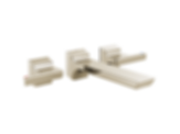 Pivotal Two-Handle Wall Mount Bathroom Faucet Trim - T3599LF-PR-WL
