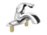 Classic Single Handle Centerset Bathroom Faucet With City Shanks - 505LF