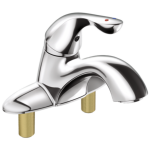Classic Single Handle Centerset Bathroom Faucet With City Shanks - 505LF