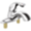 Classic Single Handle Centerset Bathroom Faucet With City Shanks - 505LF