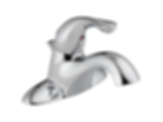 Classic Single Handle Centerset Bathroom Faucet - 520-PPU-DST