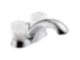 Classic Two Handle Centerset Bathroom Faucet - 2522LF-MPU