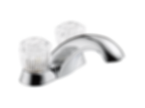 Classic Two Handle Centerset Bathroom Faucet - 2502LF