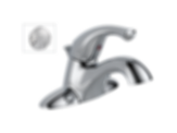 Classic Single Handle Centerset Bathroom Faucet - 521-ECO-DST-A