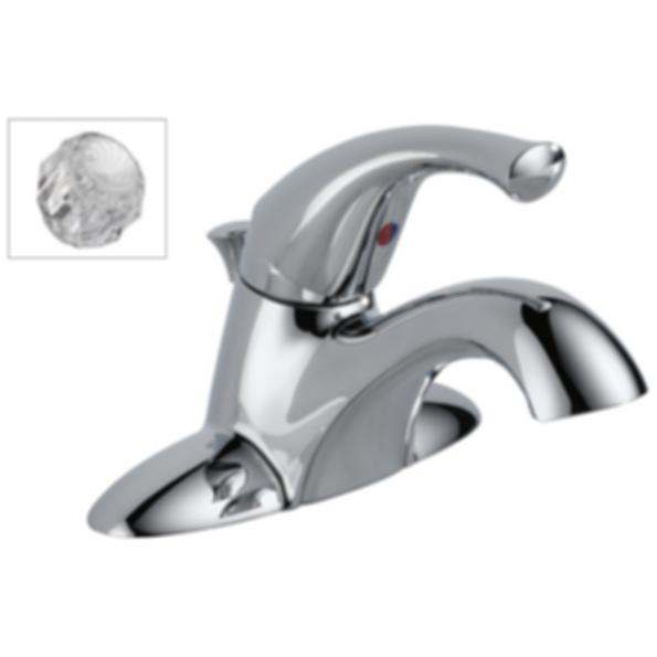 Classic Single Handle Centerset Bathroom Faucet - 521-ECO-DST-A