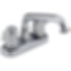 Classic Two Handle Laundry Faucet - 2121LF