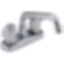 Classic Two Handle Laundry Faucet - 2123LF