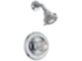 Monitor 13 Series Shower Trim - Clear Knob Handle - T13222