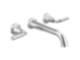 Bowery Two Handle Wall Mount Bathroom Faucet Trim  - T3548LF-WL