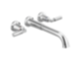 Bowery Two Handle Wall Mount Tub Filler Trim  - T5748-WL