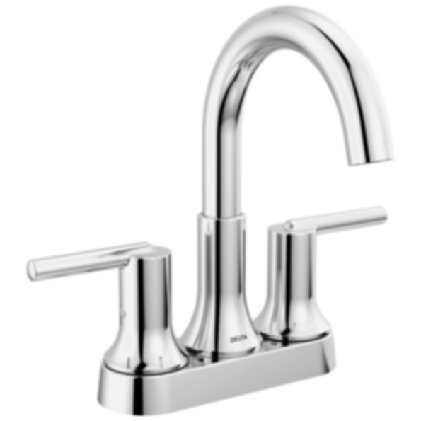 TRINSIC® Two Handle Centerset Bathroom Faucet with Arc Spout and Lever Handles - 2559-MPU-DST