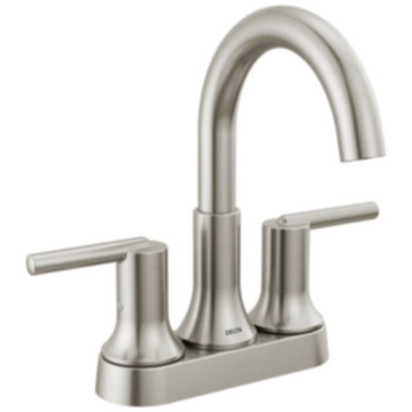 TRINSIC® Two Handle Centerset Bathroom Faucet with Arc Spout and Lever Handles - 2559-MPU-DST
