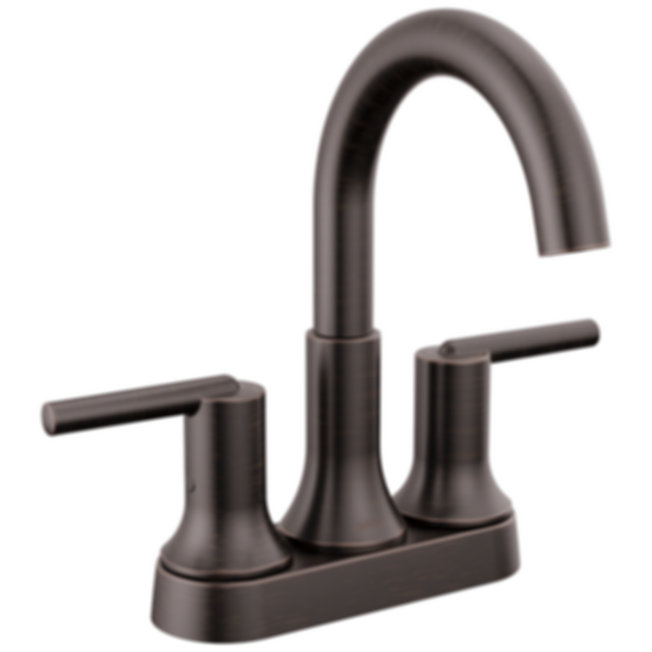 TRINSIC® Two Handle Centerset Bathroom Faucet with Arc Spout and Lever Handles - 2559-MPU-DST