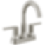 TRINSIC® Two Handle Centerset Bathroom Faucet with Arc Spout and Lever Handles - 2559-MPU-DST