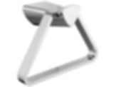 Zura Triangular Towel Holder - 77446-BL