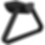 Zura Triangular Towel Holder - 77446-BL