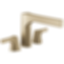 Zura 3-hole Roman Tub Trim - T2774-BL