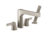 Zura Roman Tub with Hand Shower Trim - T4774