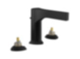 Zura Two Handle Widespread Bathroom Faucet - Less Handles - 3574-BLMPU-LHP-DST