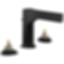 Zura Two Handle Widespread Bathroom Faucet - Less Handles - 3574-BLMPU-LHP-DST