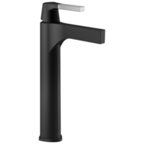Zura Single Handle Vessel Bathroom Faucet - Less Handles - 774-BLLHP-DST