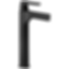 Zura Single Handle Vessel Bathroom Faucet - Less Handles - 774-BLLHP-DST