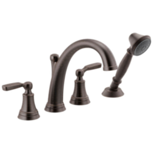 Woodhurst Roman Tub with Handshower Trim - T4732