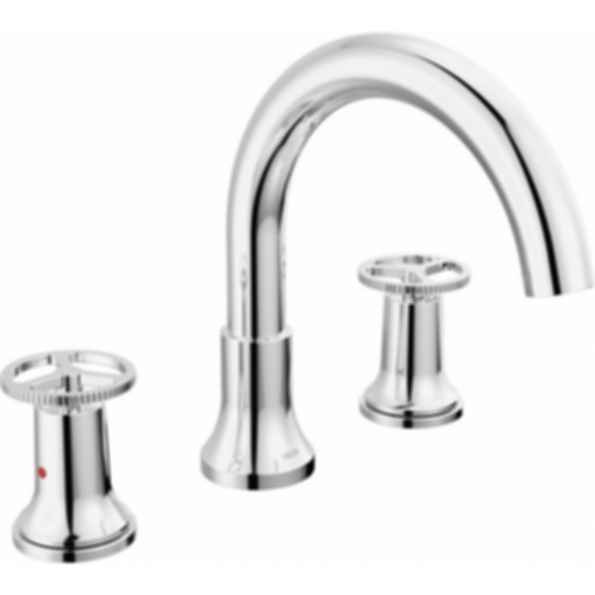 TRINSIC® Roman Tub Faucet Trim with Arc Spout and Wheel Handle - T2758