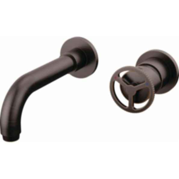 TRINSIC®  Single Handle Wall Mount Bathroom Faucet Trim with Wheel Handle - T3558LF-WL