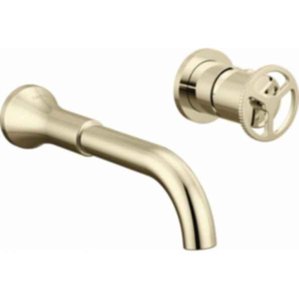 TRINSIC®  Single Handle Wall Mount Bathroom Faucet Trim with Wheel Handle - T3558LF-WL