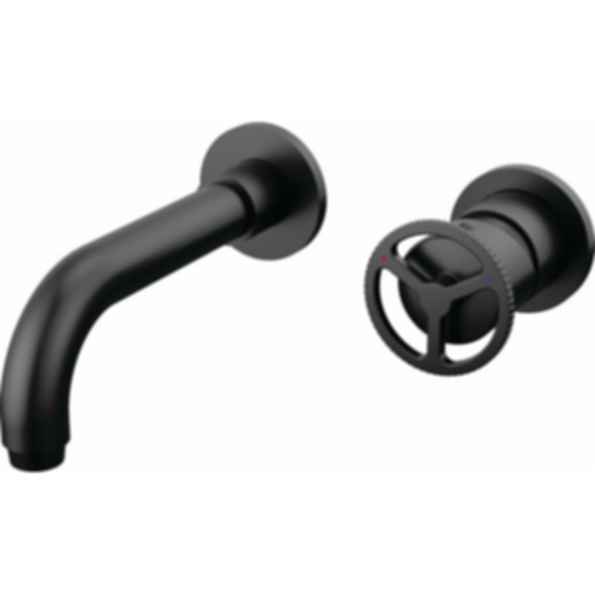 TRINSIC®  Single Handle Wall Mount Bathroom Faucet Trim with Wheel Handle - T3558LF-WL