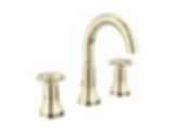 TRINSIC® Two Handle Widespread Bathroom Faucet with Arc Spout and Wheel Handles - 3558-MPU-DST