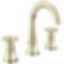 TRINSIC® Two Handle Widespread Bathroom Faucet with Arc Spout and Wheel Handles - 3558-MPU-DST
