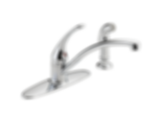 Foundations Single Handle Kitchen Faucet with Spray - B4410LF