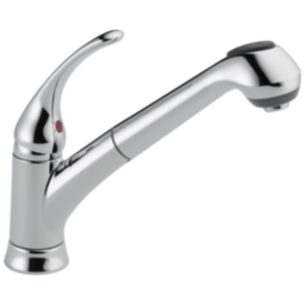 Foundations Single Handle Pull-Out Kitchen Faucet - B4310LF