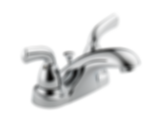Foundations Two Handle Centerset Bathroom Faucet - Plastic Pop up - B2510LF-PPU