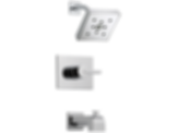 Vero Monitor 14 Series H2Okinetic Tub & Shower Trim  - T14453-H2O