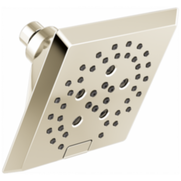 Universal Showering H2Okinetic 5-Setting Angular Modern Raincan Shower Head 5 - 52664