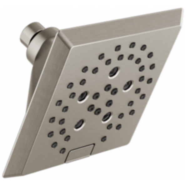 Universal Showering H2Okinetic 5-Setting Angular Modern Raincan Shower Head 5 - 52664