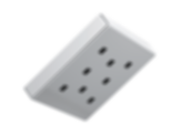 Universal Showering H2Okinetic Single-Setting Metal Raincan Shower Head - 52171